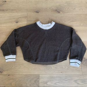 Vintage Havana Cropped Teddy Sweater